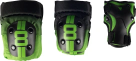 Комплект защиты Funny Animals A007 черно-зеленый